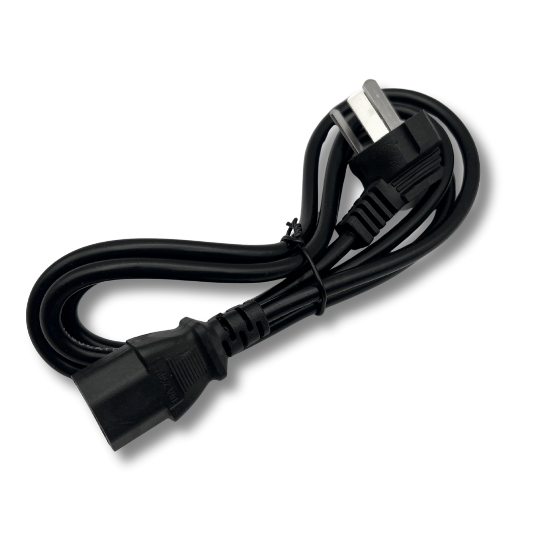 C14 power cable plug end for arcade machine builds – 240V compatible