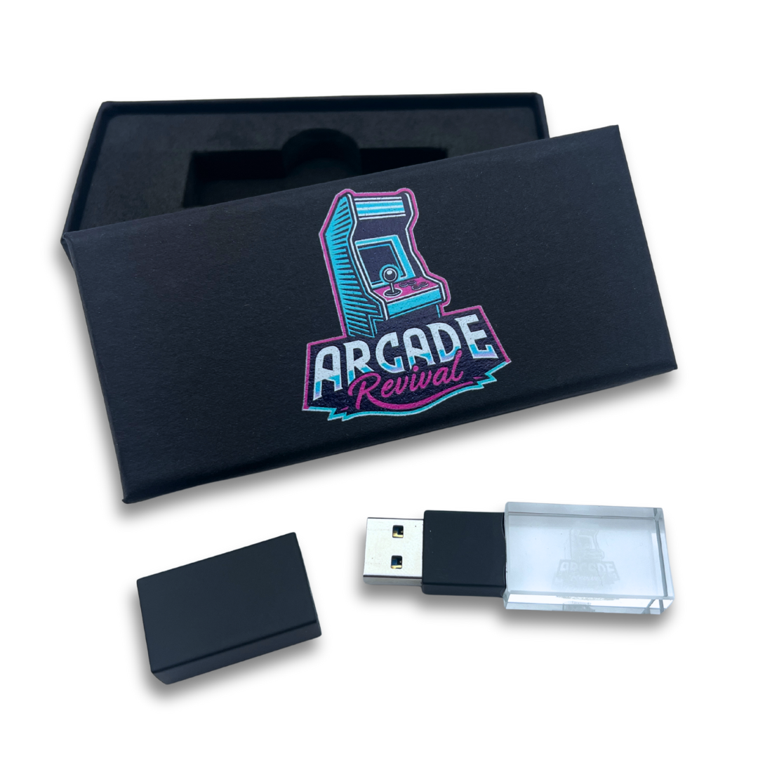 Arcade Revival Batocera USB Boot Drive kit with packaging