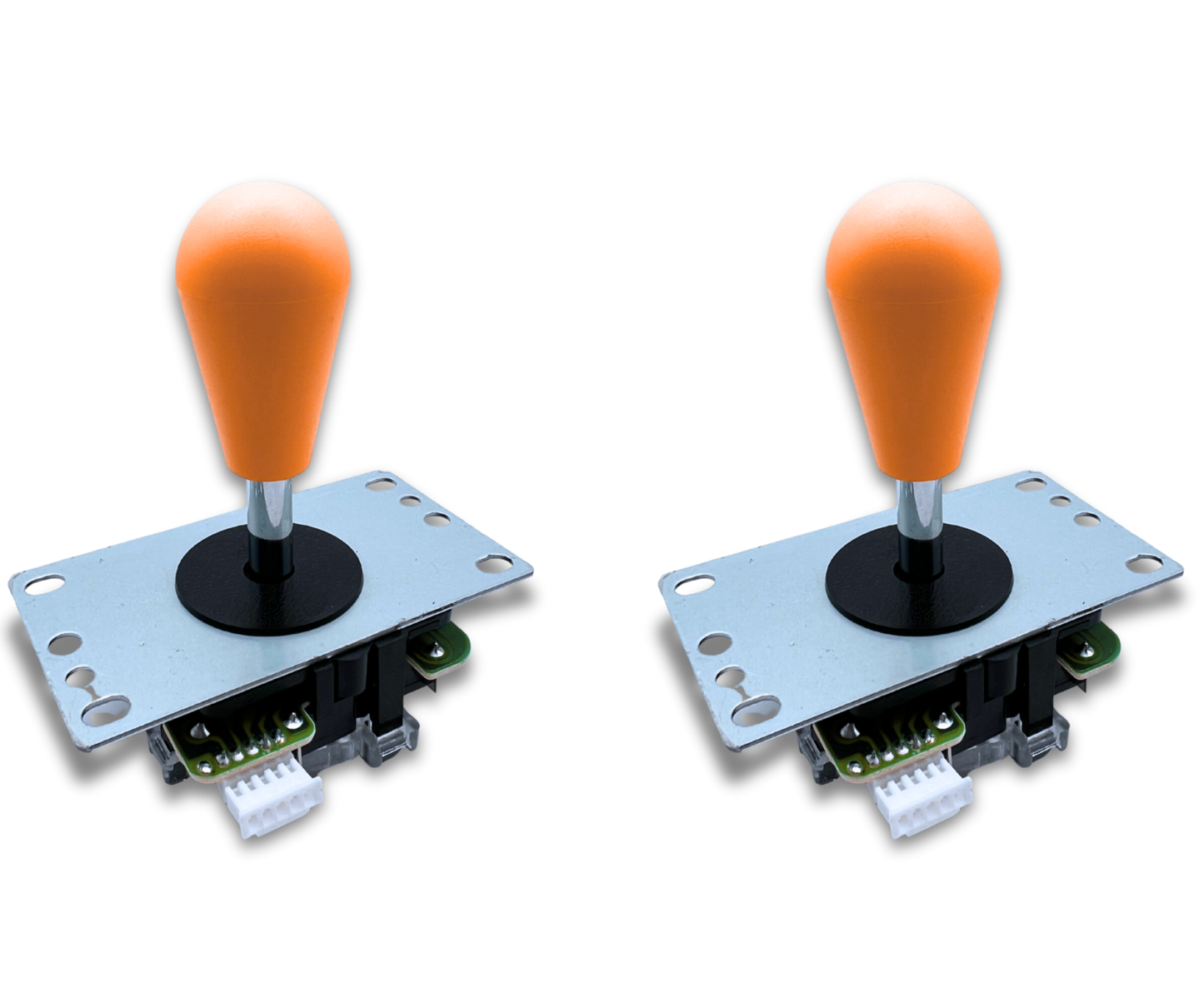 Orange Bat Top Classic Arcade Joystick – 4/8-Way Adjustable – Arcade Revival