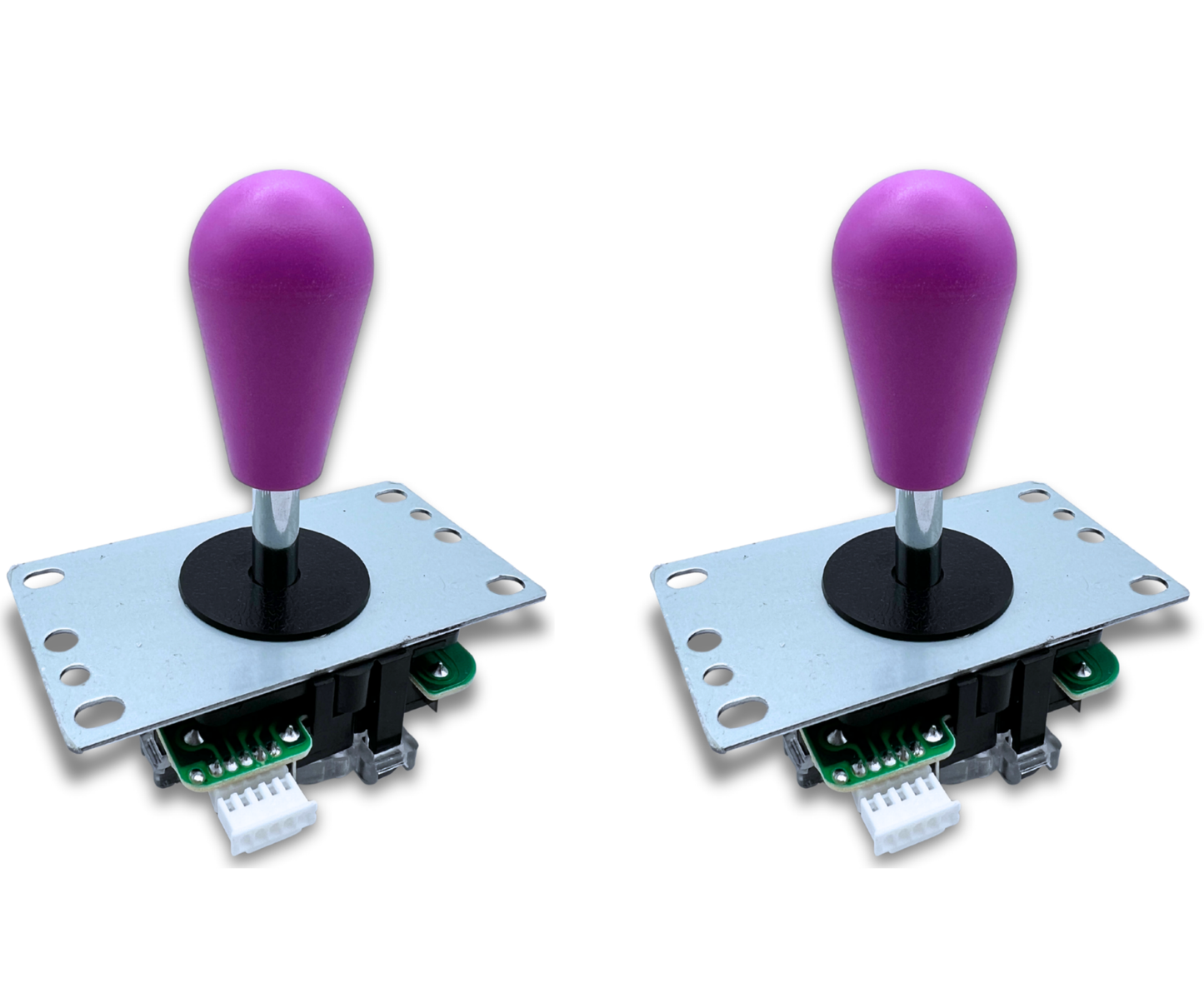 Purple Bat Top Classic Arcade Joystick – 4/8-Way Adjustable – Arcade Revival