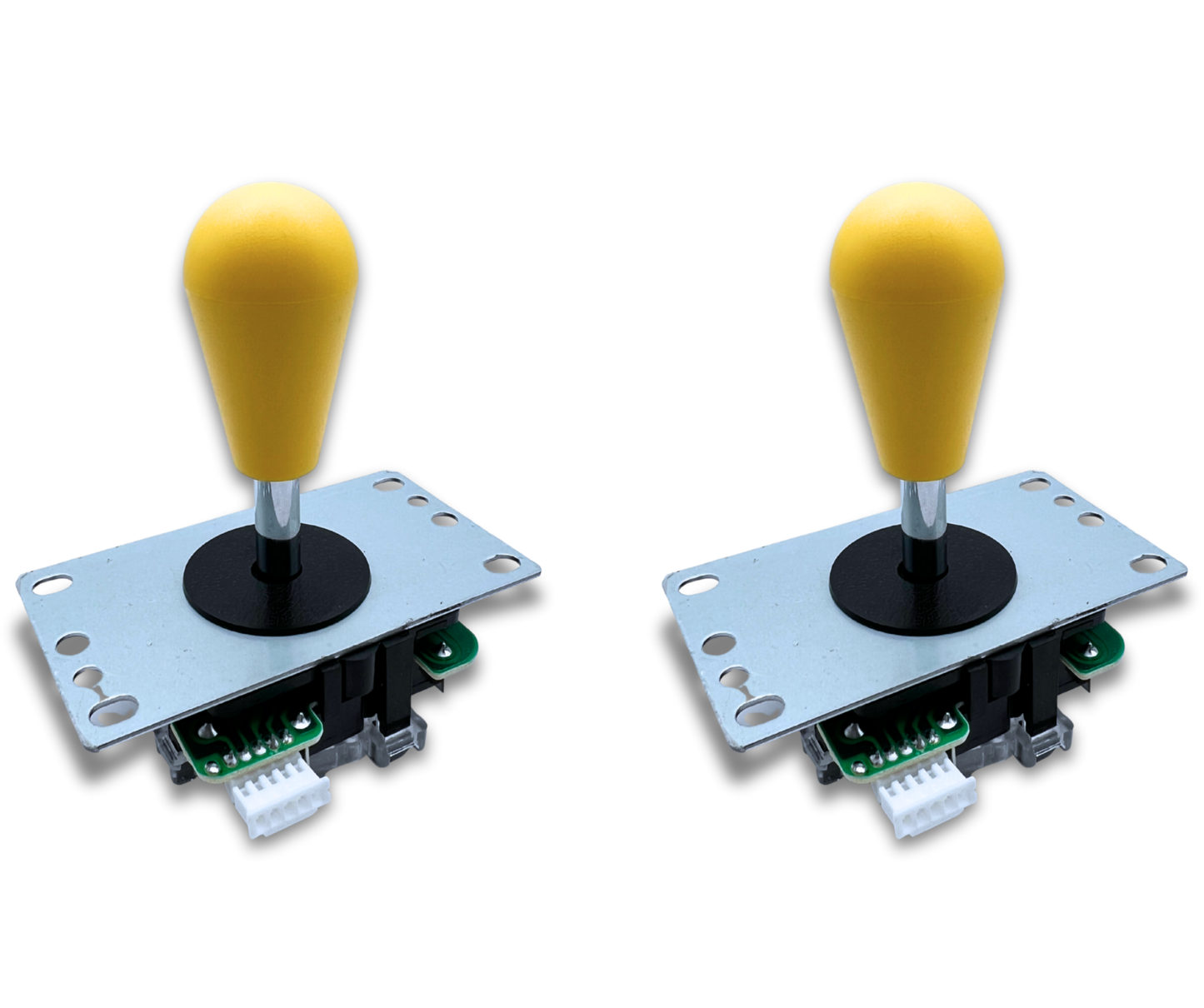 Yellow Bat Top Classic Arcade Joystick – 4/8-Way Adjustable – Arcade Revival