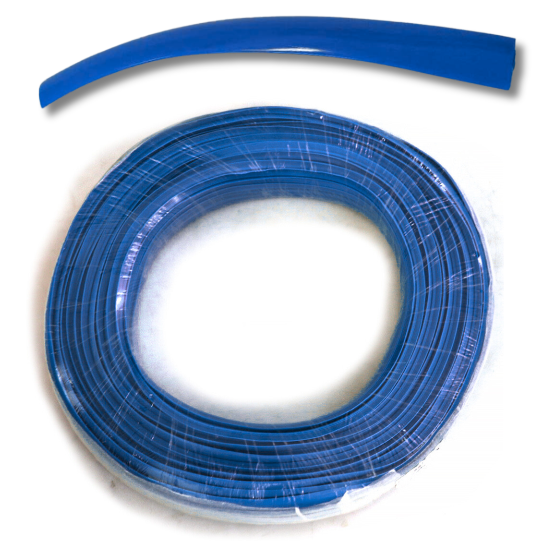 Blue T-moulding trim for arcade machine edges – classic arcade styling with a clean, retro look