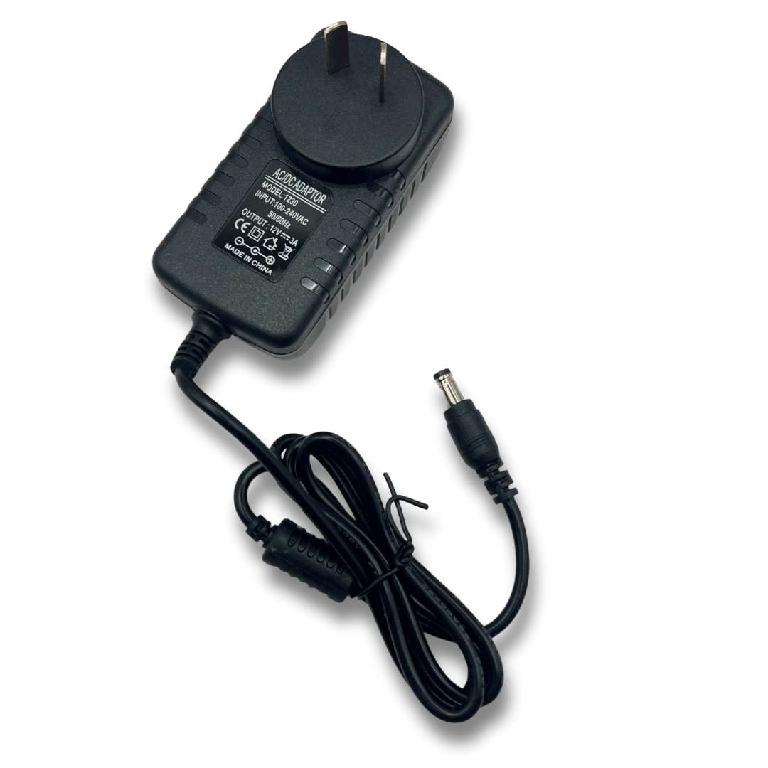 Full view of the AC power adapter for the Pandora DX2 9800 arcade system.
