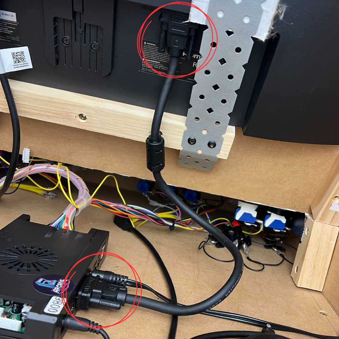 High-performance VGA cable for arcade software-to-monitor connection