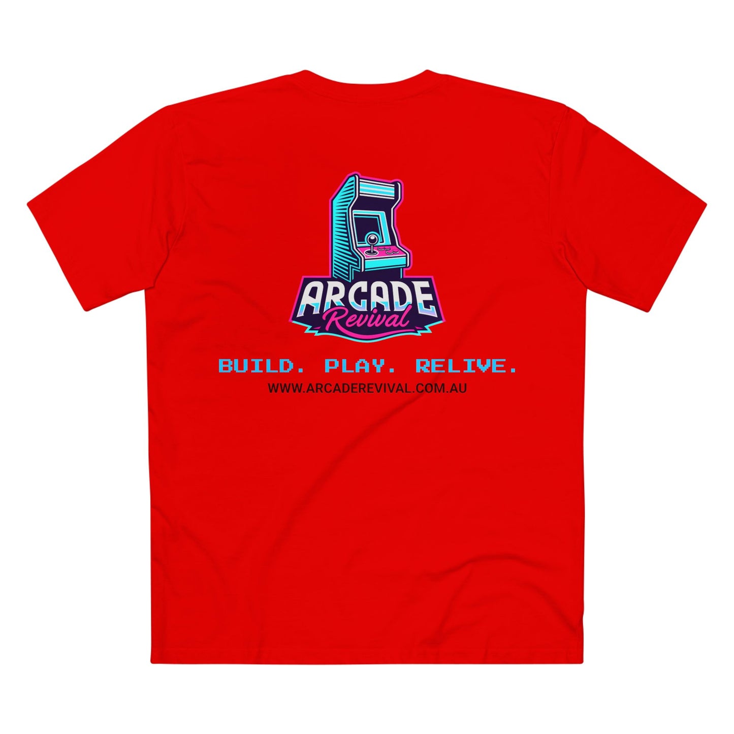 Arcade Revival Official Logo Tee | BUILD PLAY RELIVE