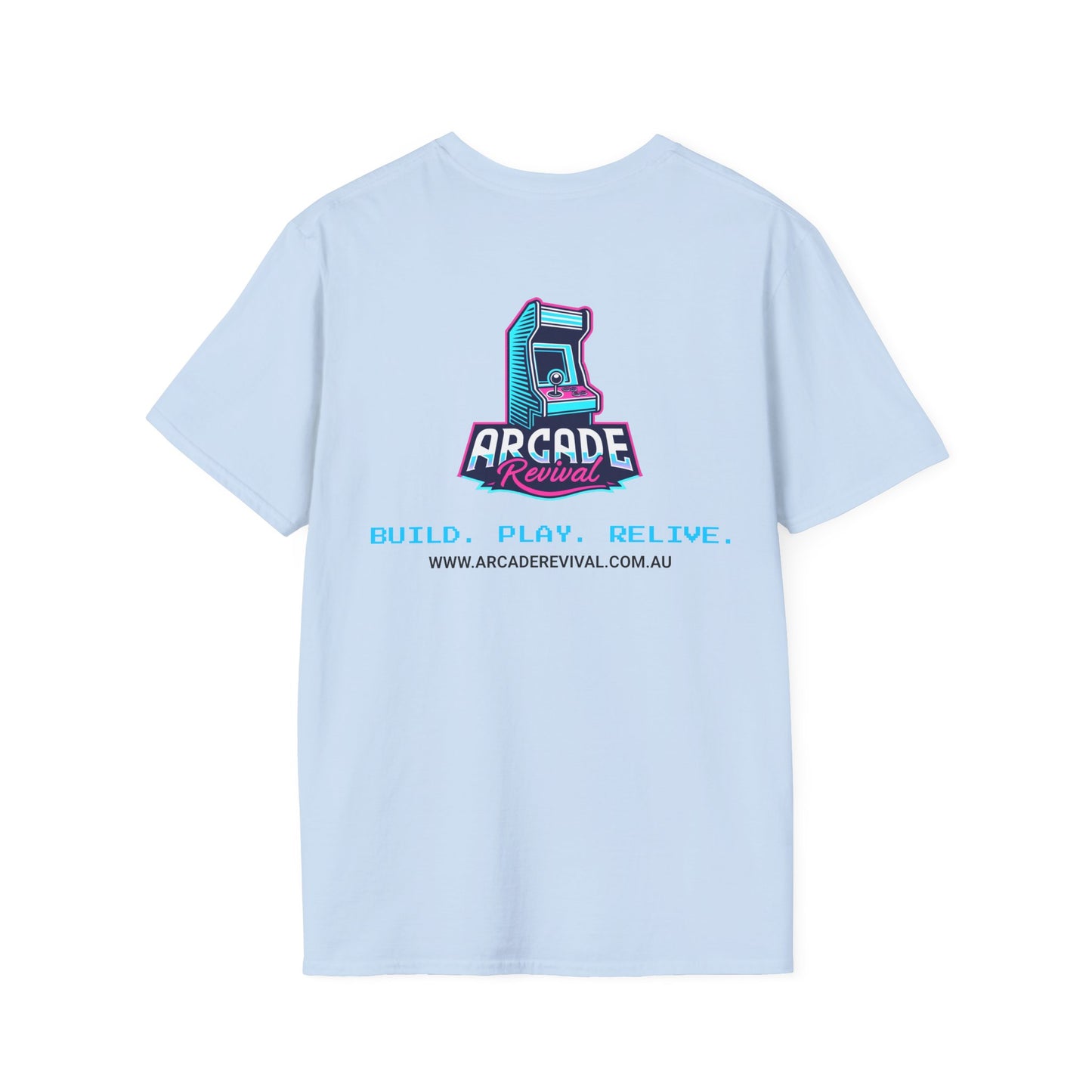 Arcade Revival Official Logo Tee | BUILD PLAY RELIVE