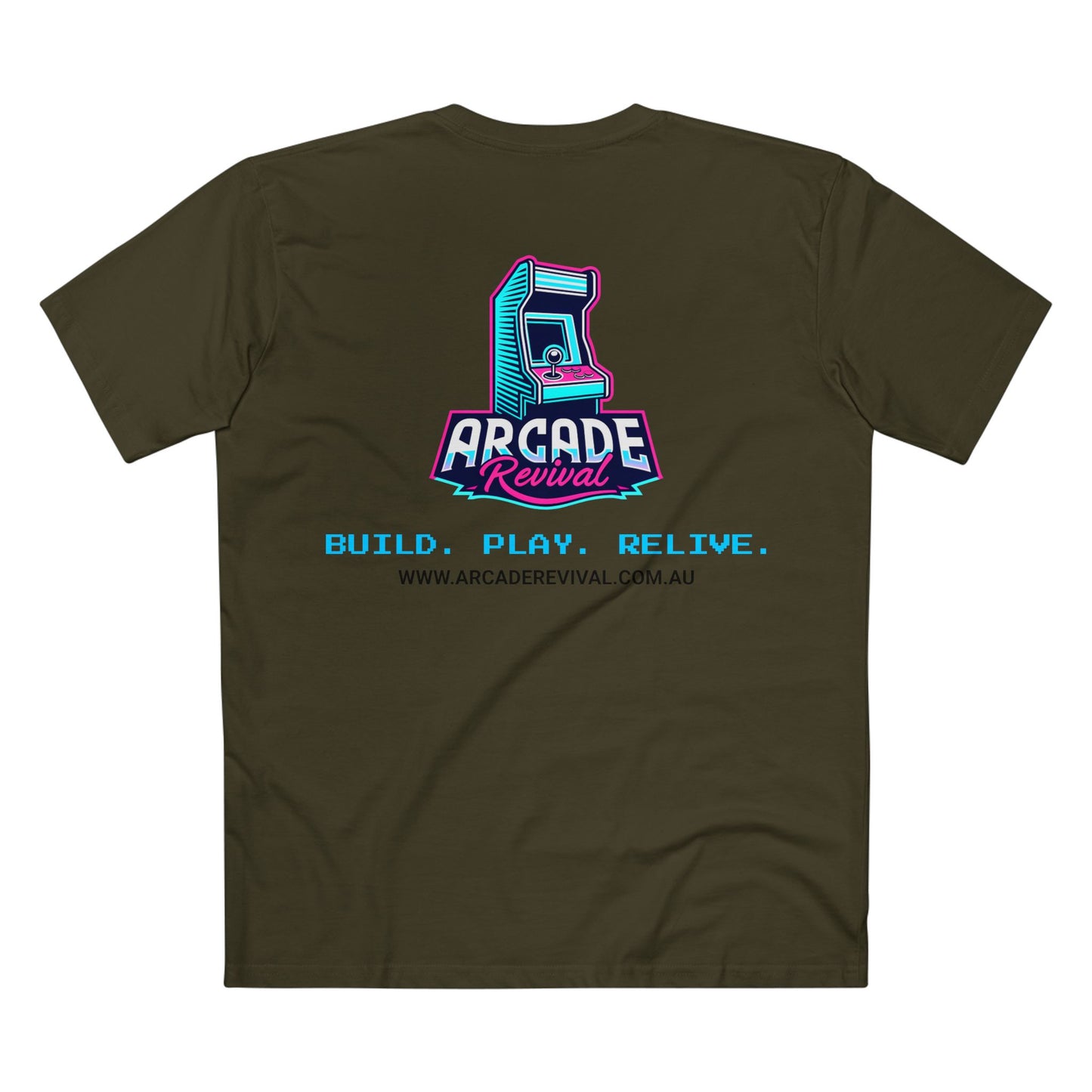 Arcade Revival Official Logo Tee | BUILD PLAY RELIVE