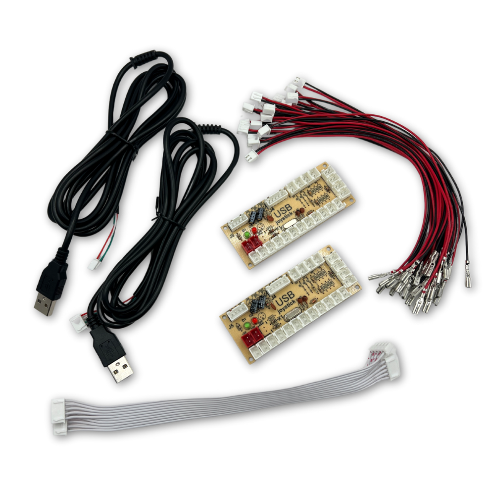2-Player USB Arcade Encoder Kit – Zero Delay DIY Setup | Arcade Revival