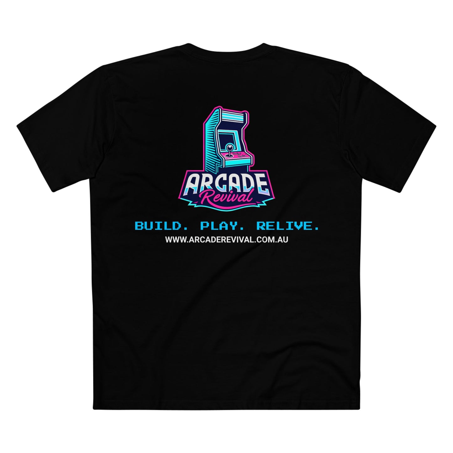 Arcade Revival Official Logo Tee | BUILD PLAY RELIVE