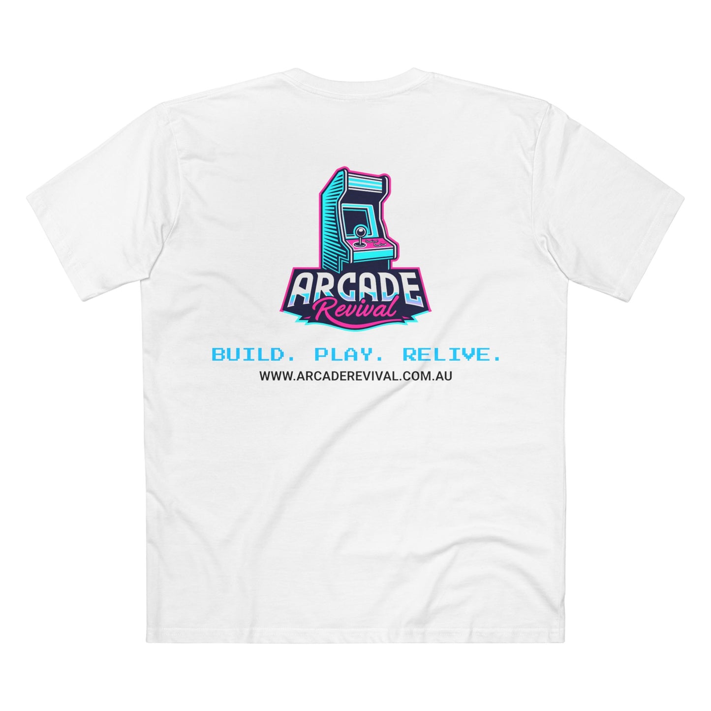 Arcade Revival Official Logo Tee | BUILD PLAY RELIVE