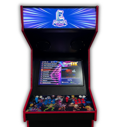control panel artwork arcade all stars  control panel and light up marquee display on arcade revival arcade machine