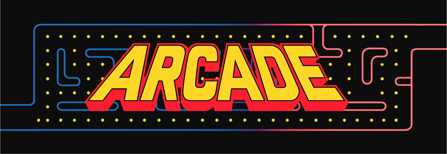 Arcade Revival light up marquee backlit display for arcade machine