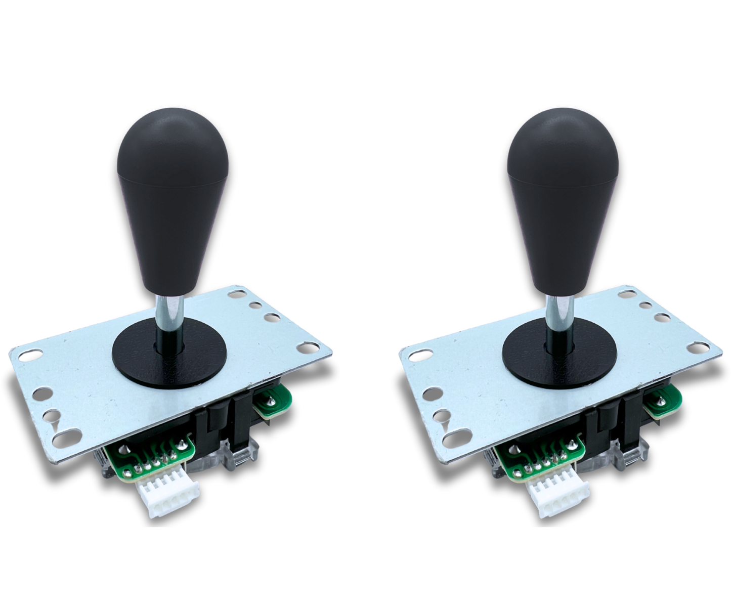 Black Bat Top Classic Arcade Joystick – 4/8-Way Adjustable – Arcade Revival