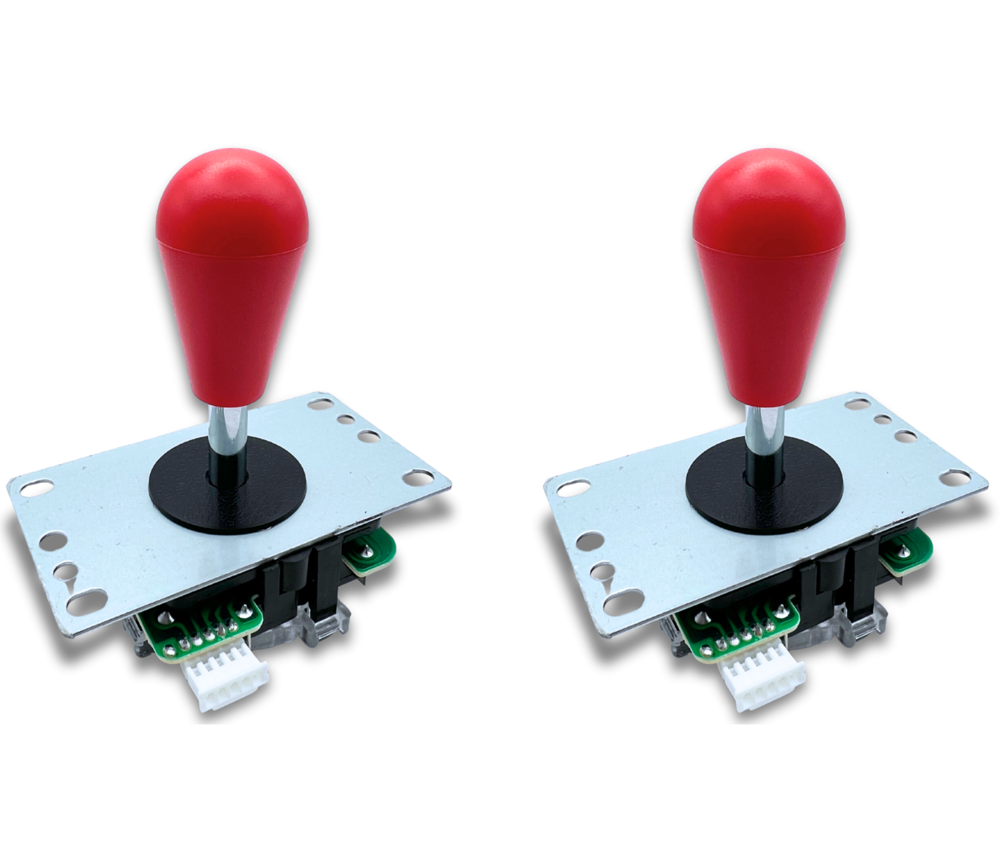 Red Bat Top Classic Arcade Joystick – 4/8-Way Adjustable – Arcade Revival