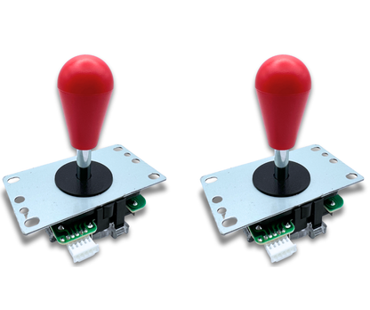 Red Bat Top Classic Arcade Joystick – 4/8-Way Adjustable – Arcade Revival