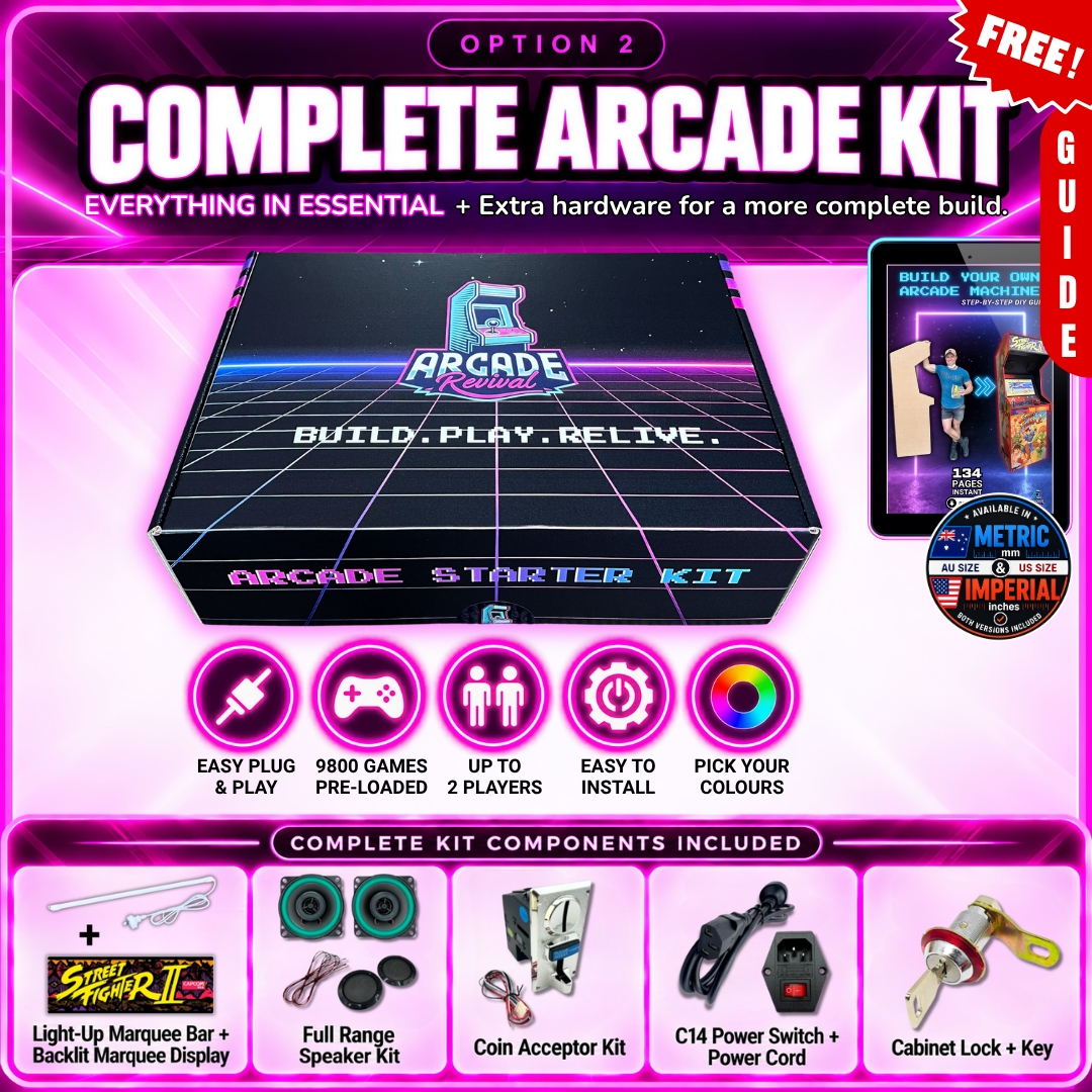Arcade Revival 9800 Pre-Loaded Games Starter Kit - Plug & Play