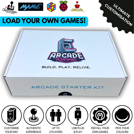 Arcade Revival Emulator Starter Kit with full customisation and load your own games support