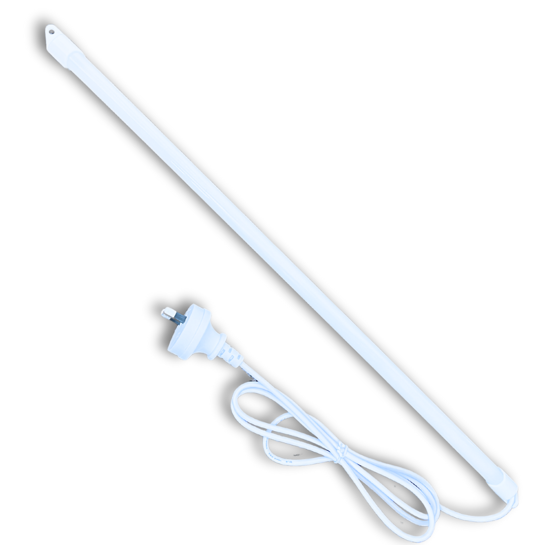 52cm Arcade Revival LED marquee light bar with 1.5m power cord and plug for arcade cabinet lighting.