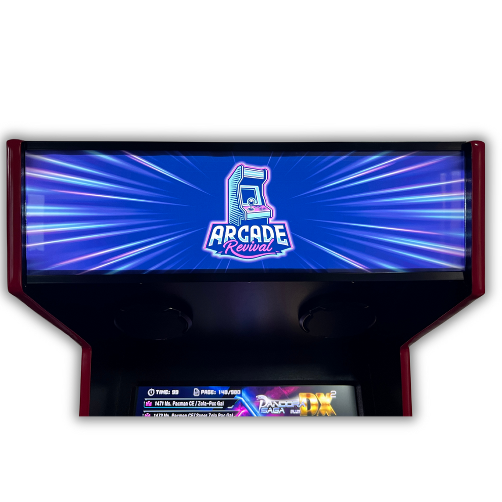 Arcade Revival Official Marquee Display | Light-Up Backlit Panel