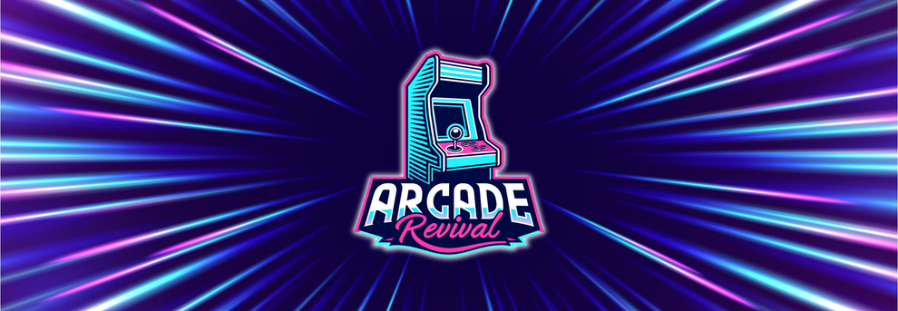 Arcade Revival Official Marquee Display | Light-Up Backlit Panel