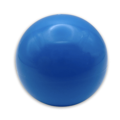 Blue joystick ball top on a white background