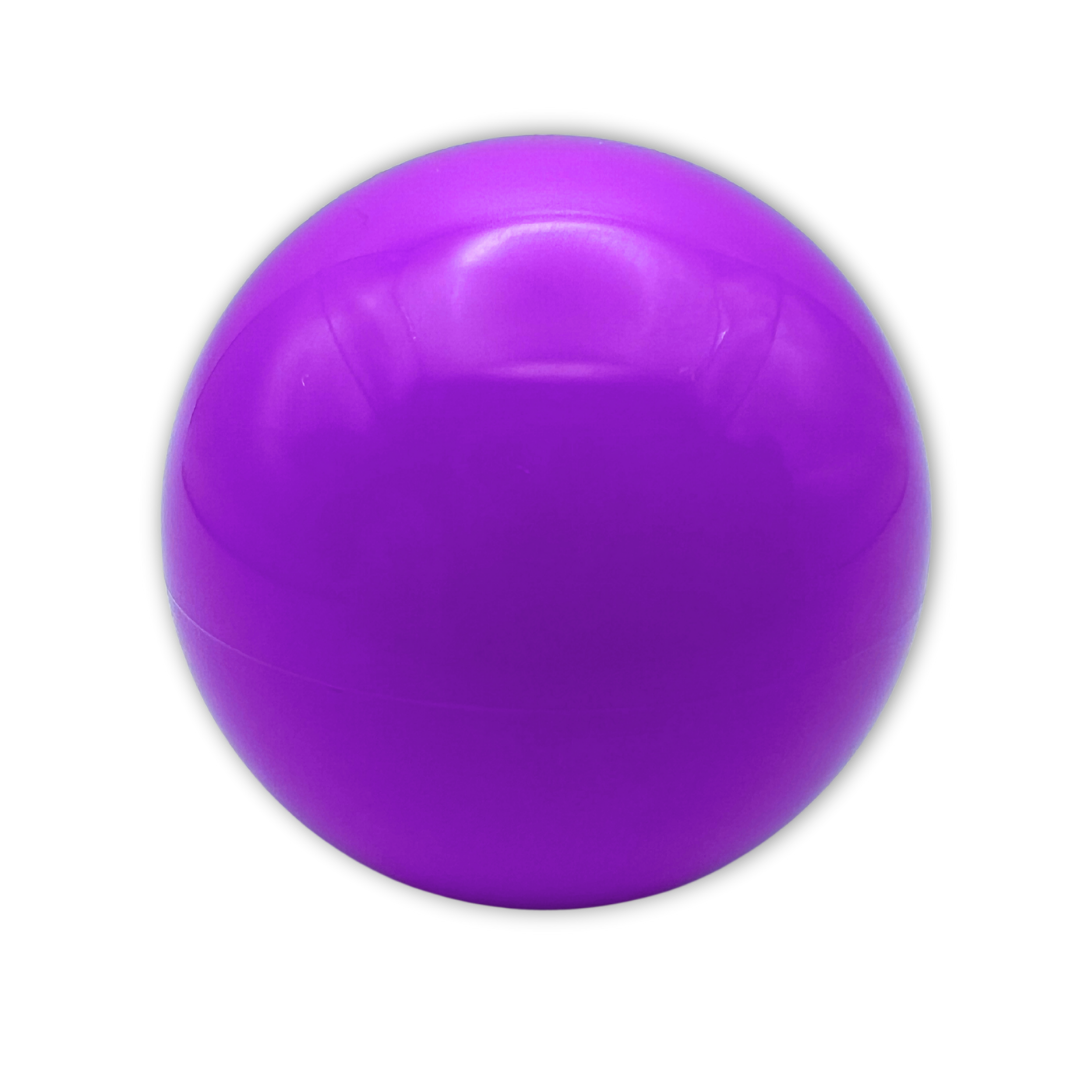Purple joystick ball top handle on a white background