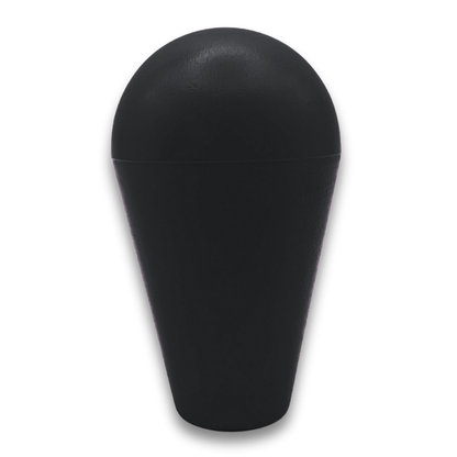 Sleek black bat top joystick handle for arcade machines – great for minimalist or pro builds.
