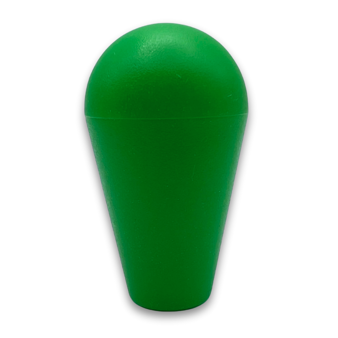 Green bat top arcade joystick handle – durable design perfect for custom arcade setups.