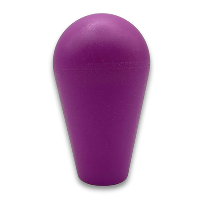 Purple bat top joystick handle for arcade machine customisation – vibrant retro gaming accessory.