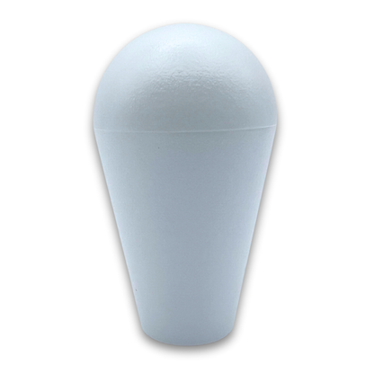 White bat top joystick handle for arcade machines – classic look for clean cabinet designs.
