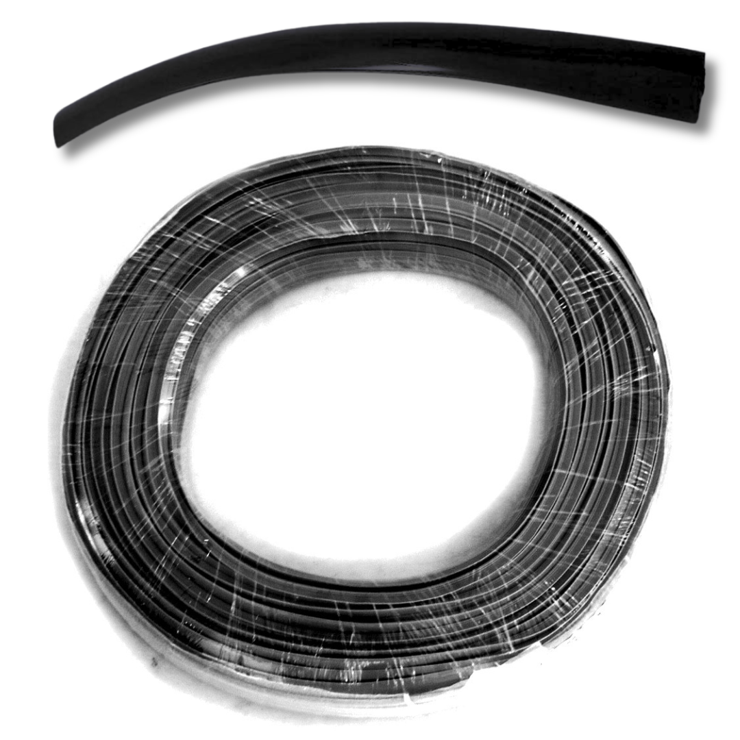 Black T-moulding roll for arcade cabinet edge finishing – sleek and modern finish for any build