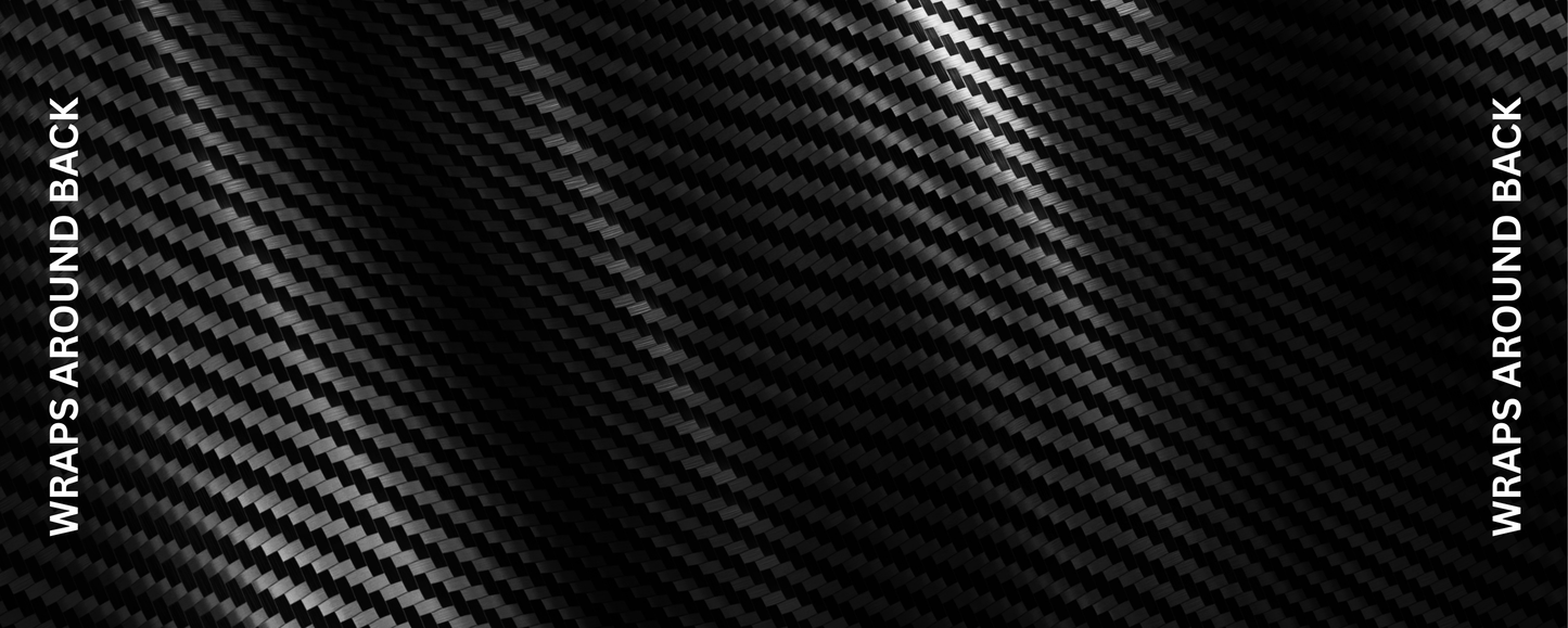 Carbon Velocity control panel wrap featuring premium carbon fibre style design for arcade cabinet builds.