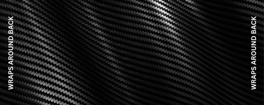 Carbon Velocity control panel wrap featuring premium carbon fibre style design for arcade cabinet builds.