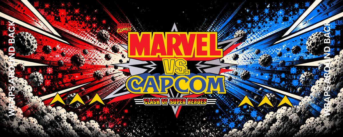 Marvel vs. Capcom Inspired Control Panel Overlay | Arcade Revival
