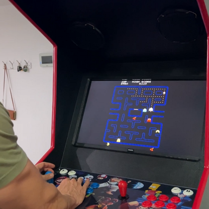 Playing Pacman on Arcade Revival arcade machine